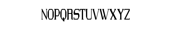 FS Serif Condensed Regular Font UPPERCASE
