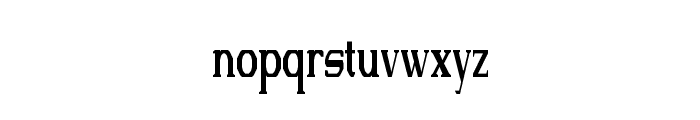 FS Serif Condensed Regular Font LOWERCASE