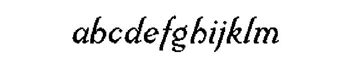 fs jenson 1 italic Regular Font LOWERCASE