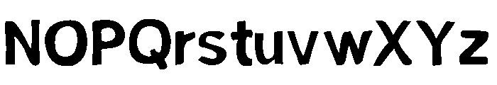 fsm_sans.ttf Font LOWERCASE
