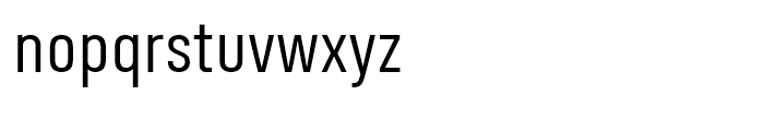FS Industrie Condensed Regular Font LOWERCASE