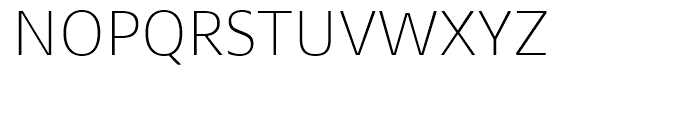 FS Irwin Thin Font UPPERCASE