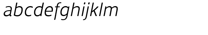 FS Jack Light Italic Font LOWERCASE