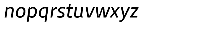 FS Millbank Negative Italic Font LOWERCASE