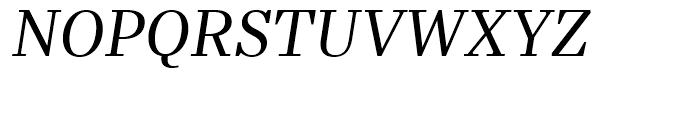 FS Ostro Italic Font UPPERCASE
