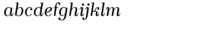 FS Ostro Italic Font LOWERCASE
