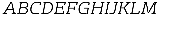 FS Rufus Light Italic Font UPPERCASE