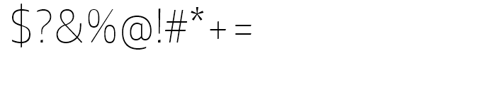 FS Silas Sans Thin Font OTHER CHARS