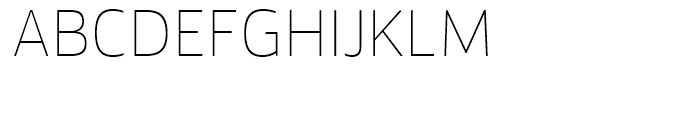 FS Silas Sans Thin Font UPPERCASE