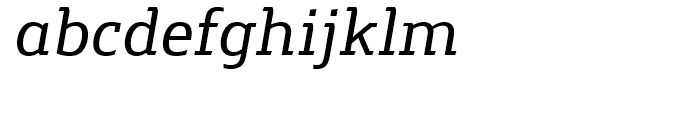 FS Silas Slab Italic Font LOWERCASE