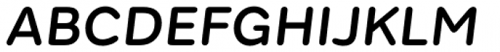 FS Aldrin Medium Italic Font UPPERCASE
