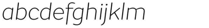 FS Aldrin Thin Italic Font LOWERCASE