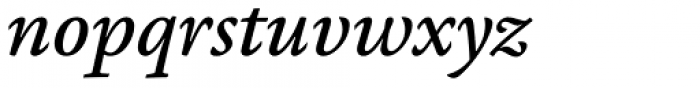 FS Brabo Medium Italic Font LOWERCASE