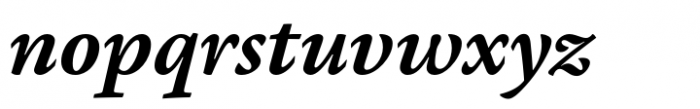 FS Brabo Paneuropean Bold Italic Font LOWERCASE