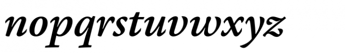 FS Brabo Paneuropean Semi Bold Italic Font LOWERCASE
