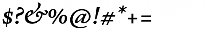 FS Brabo Semi Bold Italic Font OTHER CHARS