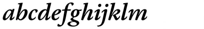 FS Brabo Semi Bold Italic Font LOWERCASE