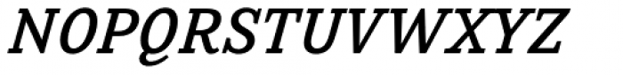 FS Clerkenwell Italic Font UPPERCASE