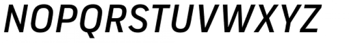 FS Industrie Medium Italic Font UPPERCASE