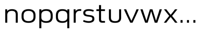 FS Industrie Variable Extended Font LOWERCASE