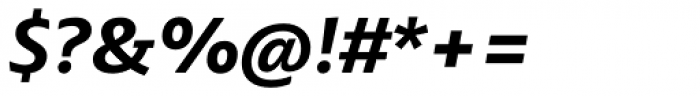 FS Irwin Bold Italic Font OTHER CHARS