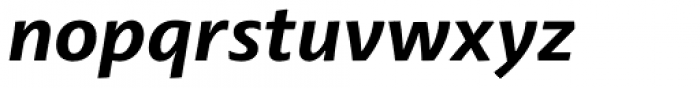 FS Irwin Bold Italic Font LOWERCASE