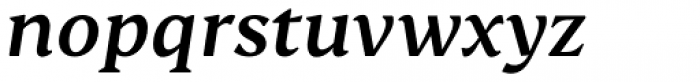 FS Kim Text Medium Italic Font LOWERCASE