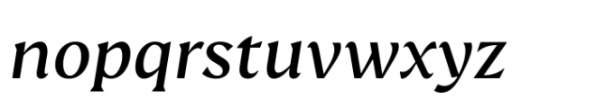 FS Kim Variable Italic Font LOWERCASE