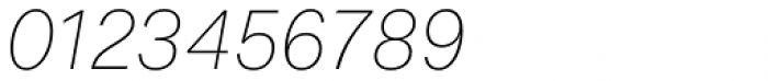 FS Koopman Thin Italic Font OTHER CHARS