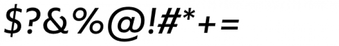 FS Lucas Medium Italic Font OTHER CHARS