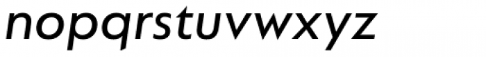 FS Lucas Medium Italic Font LOWERCASE