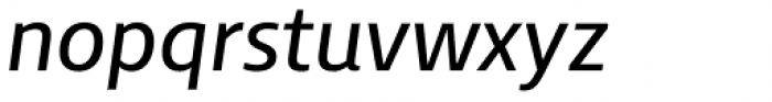 FS Millbank Negative Italic Font LOWERCASE