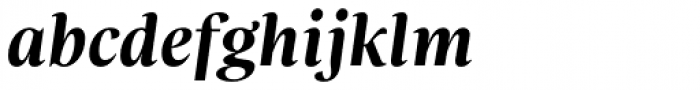 FS Neruda Bold Italic Font LOWERCASE