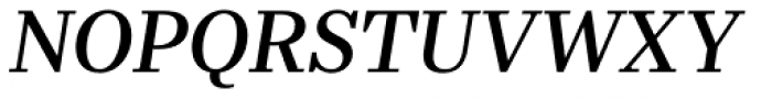 FS Ostro Medium Italic Font UPPERCASE
