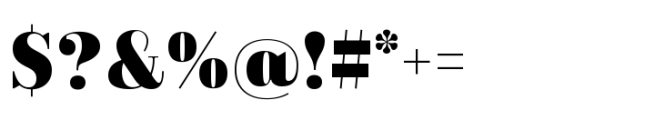 FS Ostro Variable Display Font OTHER CHARS