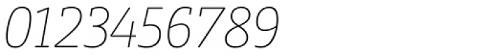 FS Silas Slab Thin Italic Font OTHER CHARS