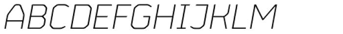 FS Sinclair Light Italic Font UPPERCASE