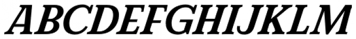 FS Split Serif Bold Italic Font UPPERCASE