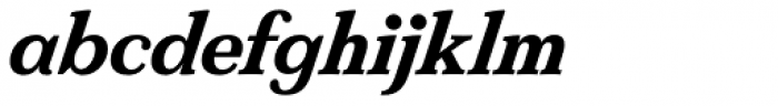 FS Split Serif Bold Italic Font LOWERCASE