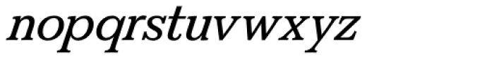 FS Split Serif Italic Font LOWERCASE