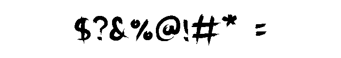 FT Darktide Regular Font OTHER CHARS