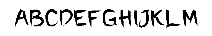 FT Darktide Regular Font UPPERCASE