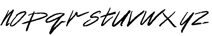 FT Husten Font LOWERCASE