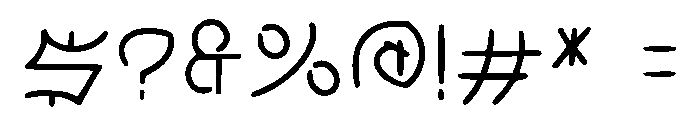 FT Kakuji Font OTHER CHARS