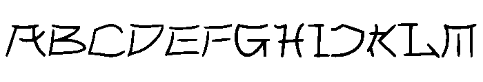 FT Kakuji Font UPPERCASE