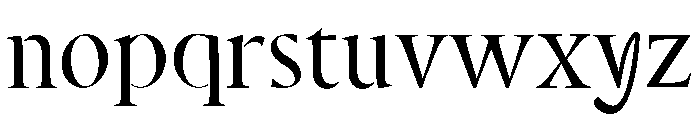 FT Pavielle Font LOWERCASE