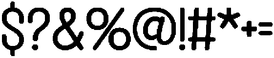FT BAILE ROUNDED Regular otf (400) Font OTHER CHARS