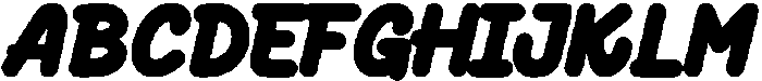 FT BAILE SCRIPT BULKY Regular otf (400) Font UPPERCASE