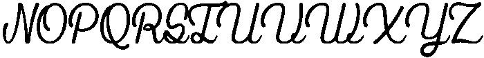 FT BAILE SCRIPT Regular otf (400) Font UPPERCASE