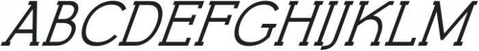 FT Getcode Pro Normal Italic otf (400) Font UPPERCASE